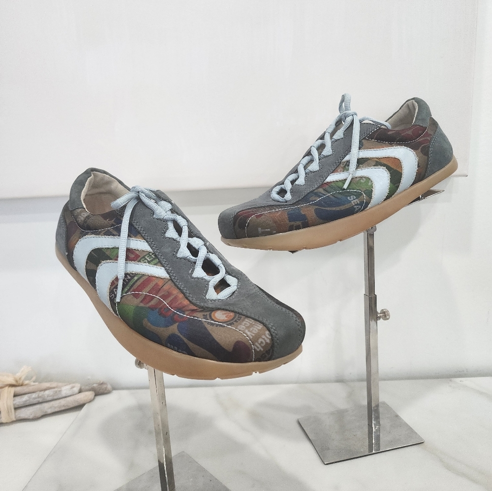 [ EARTH] pastiche Baltic blue Orizon lace up shoe size 8 b mens/ womens